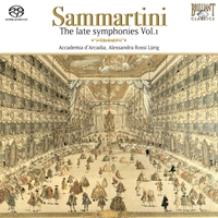 Sammartini: Late Symphonies Vol. I