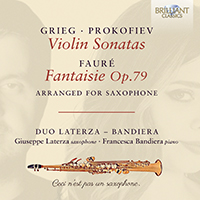 Grieg & Prokofiev: Violin Sonatas, Fauré: Fantaisie Op.79, arranged for Saxophone